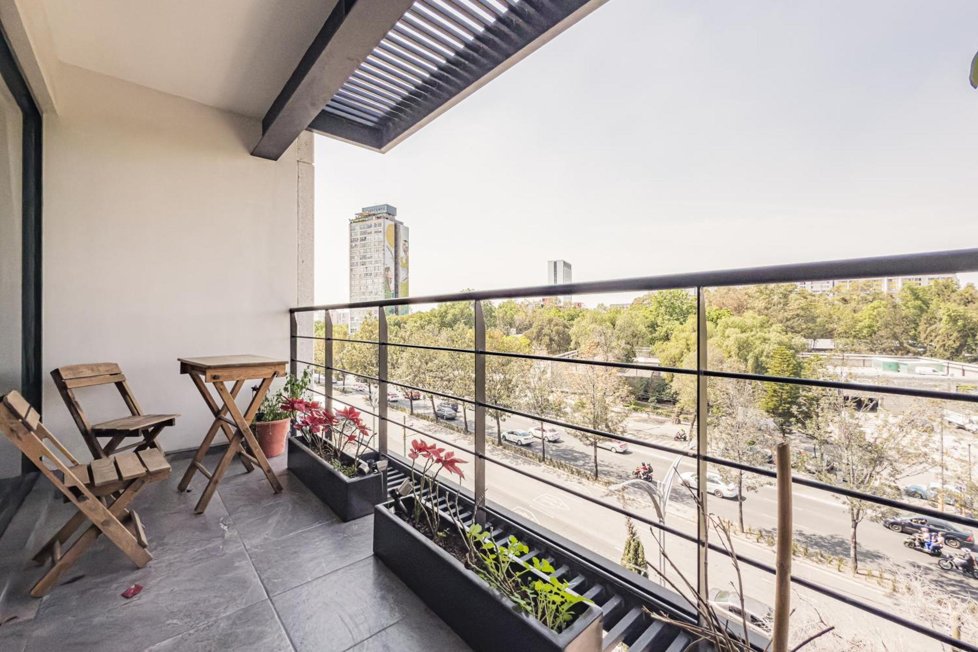Right @reforma - Beautiful With 2 Balconies Appartamento *